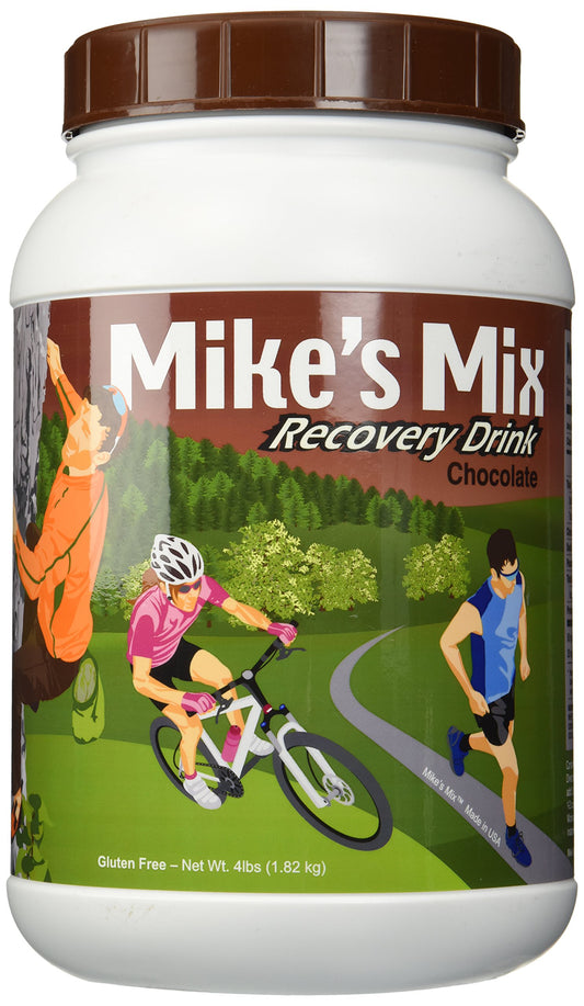 Mike's Mix Recovery Drink bottle in chocolate flavor for post-workout hydration