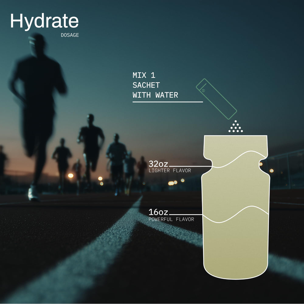 Mikra Hydrate Blue Raspberry packet delivers crisp flavor and post-workout rehydration
