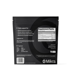 Mikra Hydrate Lemon Lime dissolving in glass of water for quick hydration