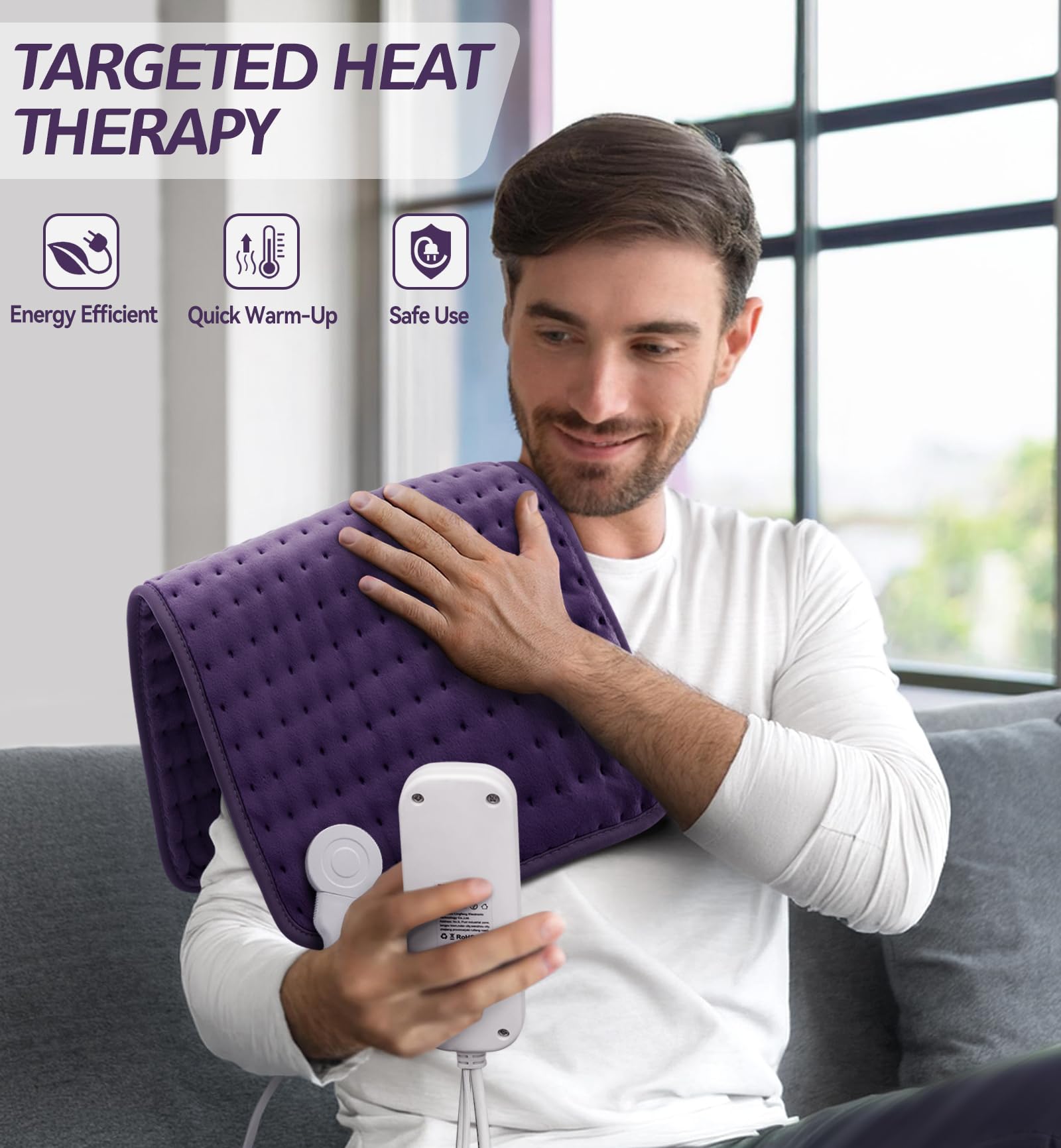 MIKRALE purple design adds style to a cozy relaxation routine