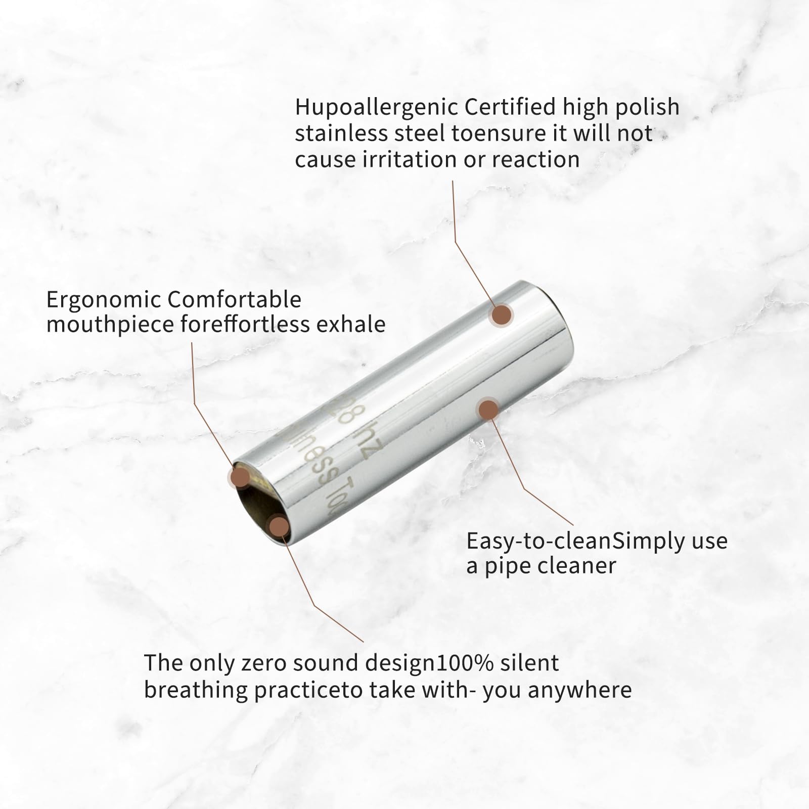 MIKUHOT breathing-tool whisper-quiet mouth supports uninterrupted calm during practice.