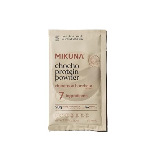 Close-up of Mikuna Chocho protein powder showcasing texture and color.