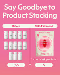 milamend finished bottle on shelf to convey quality