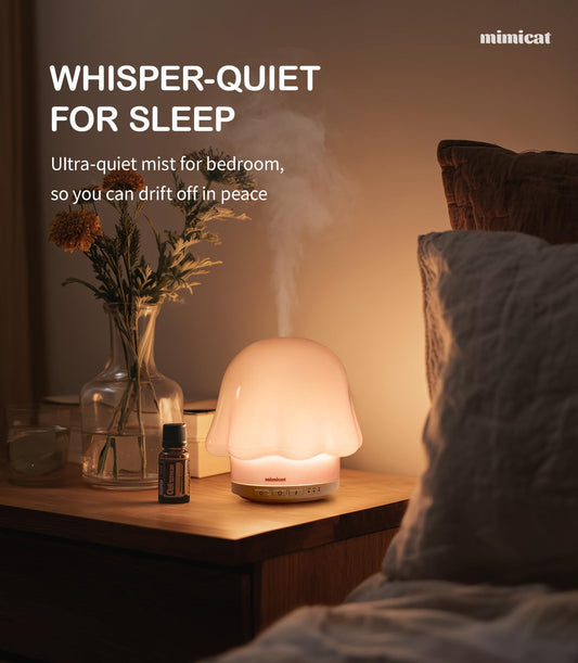 mimicat 120ml water tank diffuser ideal for bedroom and desk