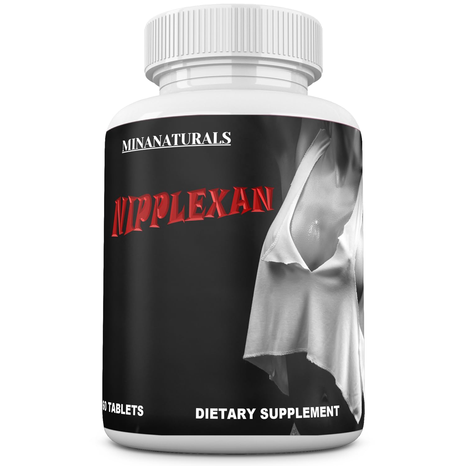 MINANATURALS Nipplexan bottle front — potential natural nipple enhancement.