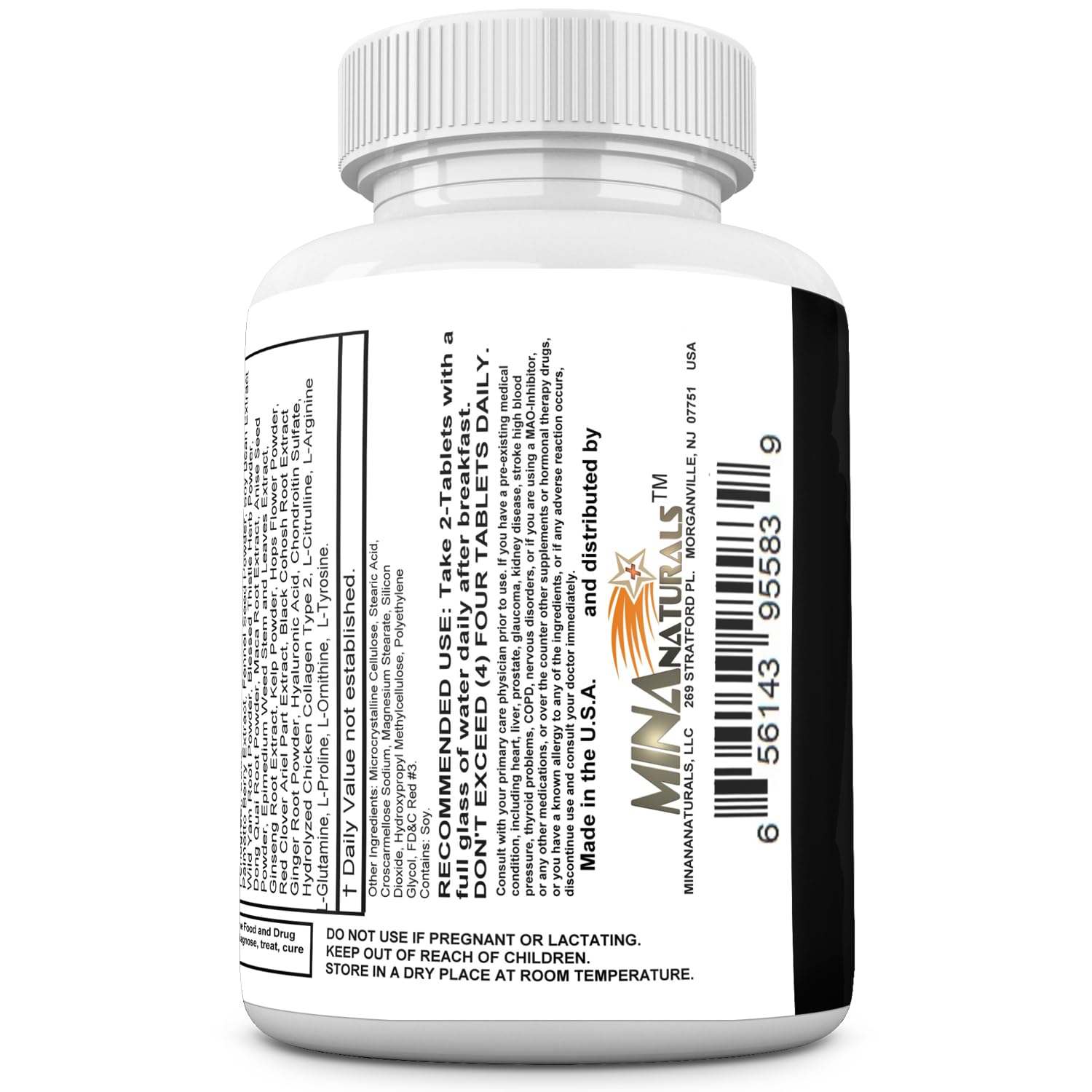 MINANATURALS Nipplexan herbal blend — plant-based nourishment for fullness.