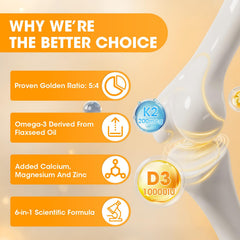 Minch serving shot demonstrates two gummies daily for convenient nutrient delivery.