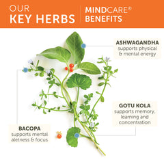 MindCare packaging box with Ayurvedic branding for trust