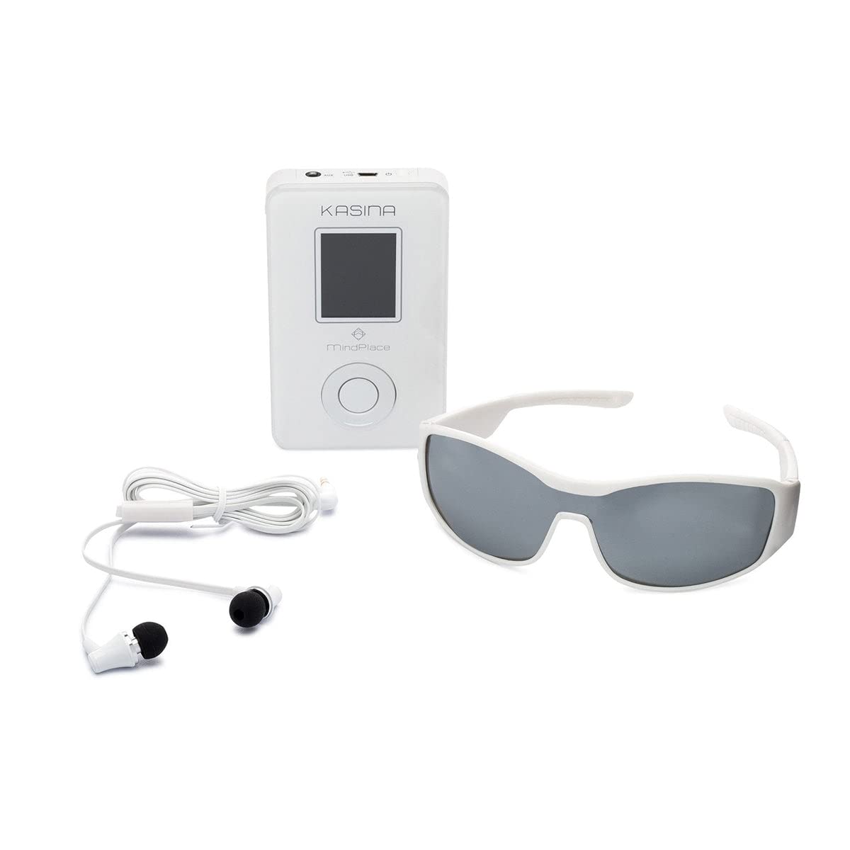 Mindplace Kasina console with LCD display for immersive light and sound meditation to enhance focus