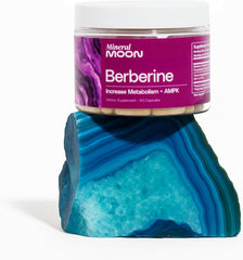 Mineral Moon bottle packaging and protective seal emphasizing freshness.