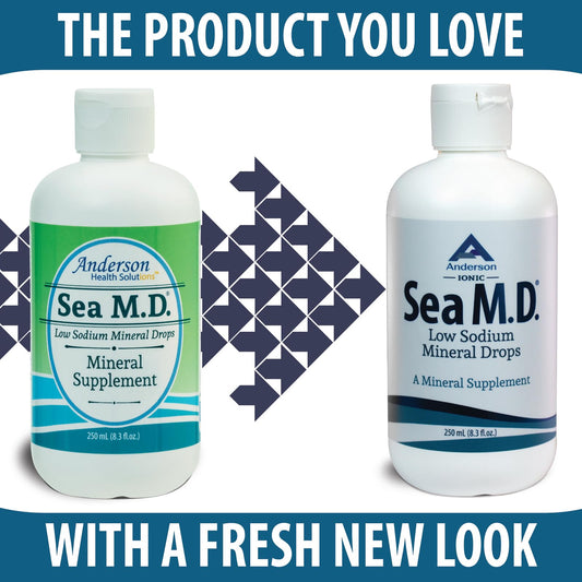 Anderson Sea M.D. dropper delivering precise mineral servings