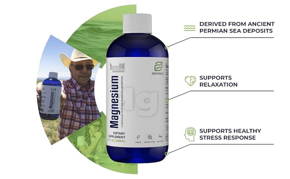 Mineralife Liquid Ionic Magnesium pour demonstrates fast absorption and convenience.