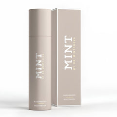Mint by Dr. Mintcheva alcohol-free mouthwash offers a gentle daily freshness