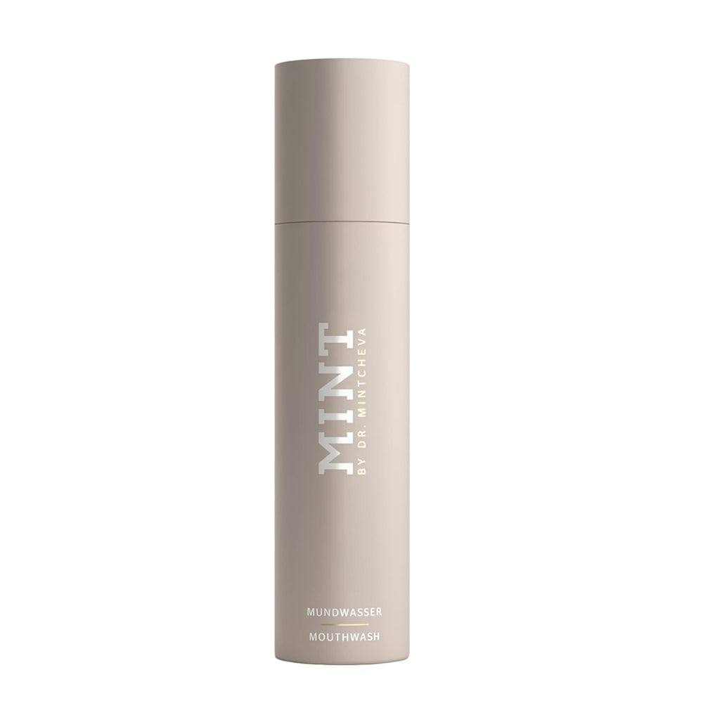 Mint by Dr. Mintcheva whitening mouthwash with hydrogen peroxide for brighter teeth