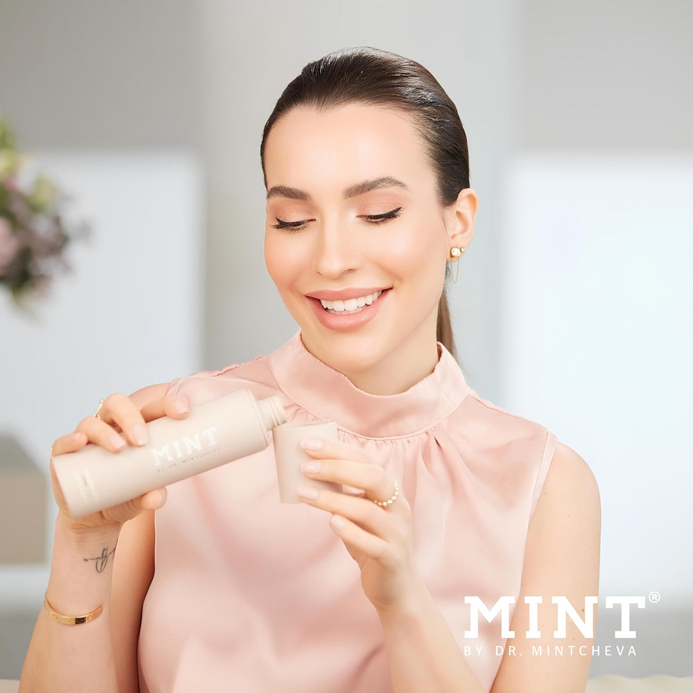 Mint by Dr. Mintcheva vitamin B12 and cucumber extract support gum health
