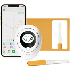 Mira digital fertility monitor with clear display for at-a-glance hormonal insights