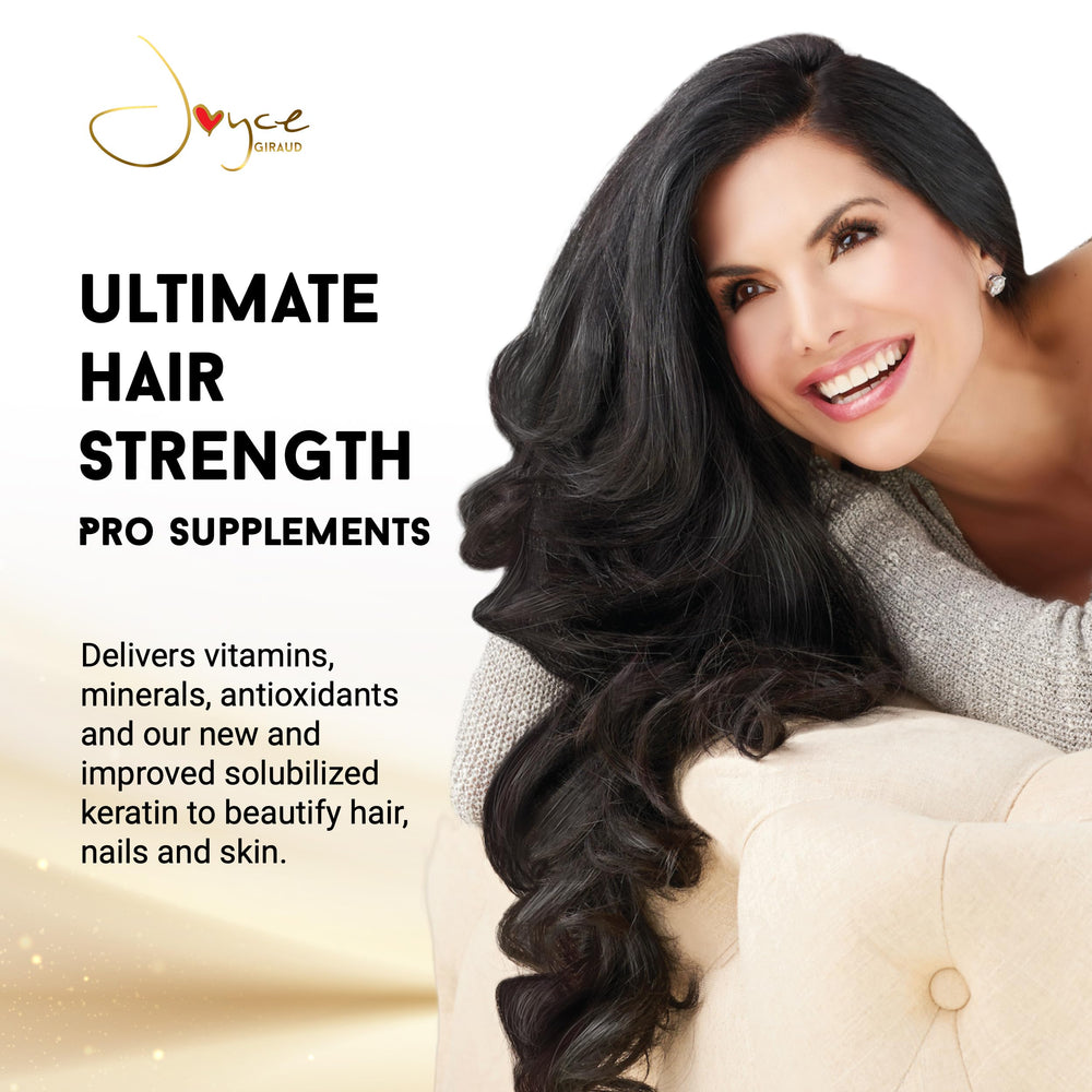 Miracle Elixir Collection capsules close-up highlighting nutrients for hair, skin, and nails.