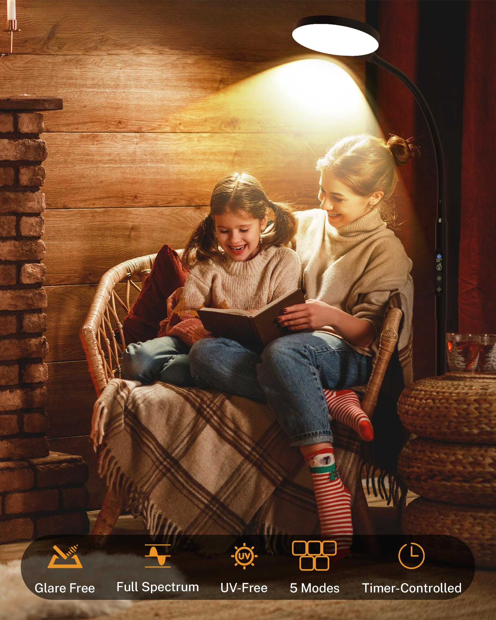 MirthSip Sun Lamp height settings let you tailor coverage for your space.