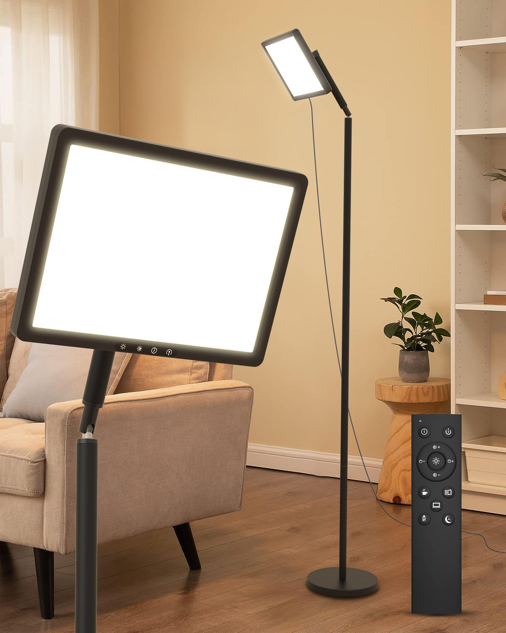 MirthSip Sunlight Lamp delivers 12000 Lux daylight without UV for vibrant indoor spaces.