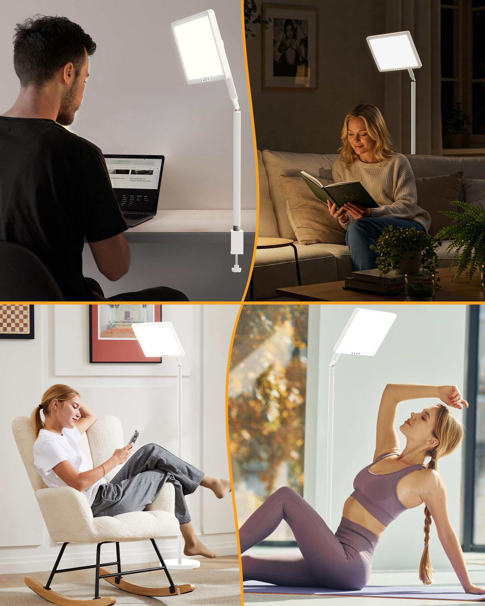 MirthSip Sunlight Lamp full-spectrum UV-free design supports safe indoor lighting