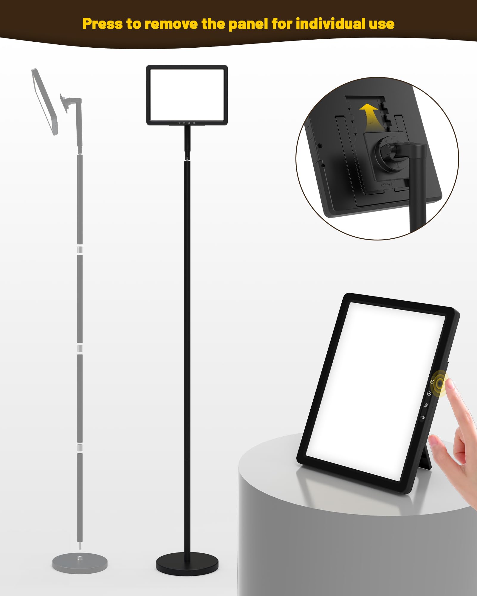 MirthSip Sunlight Lamp includes a smart timer to fit your routine.