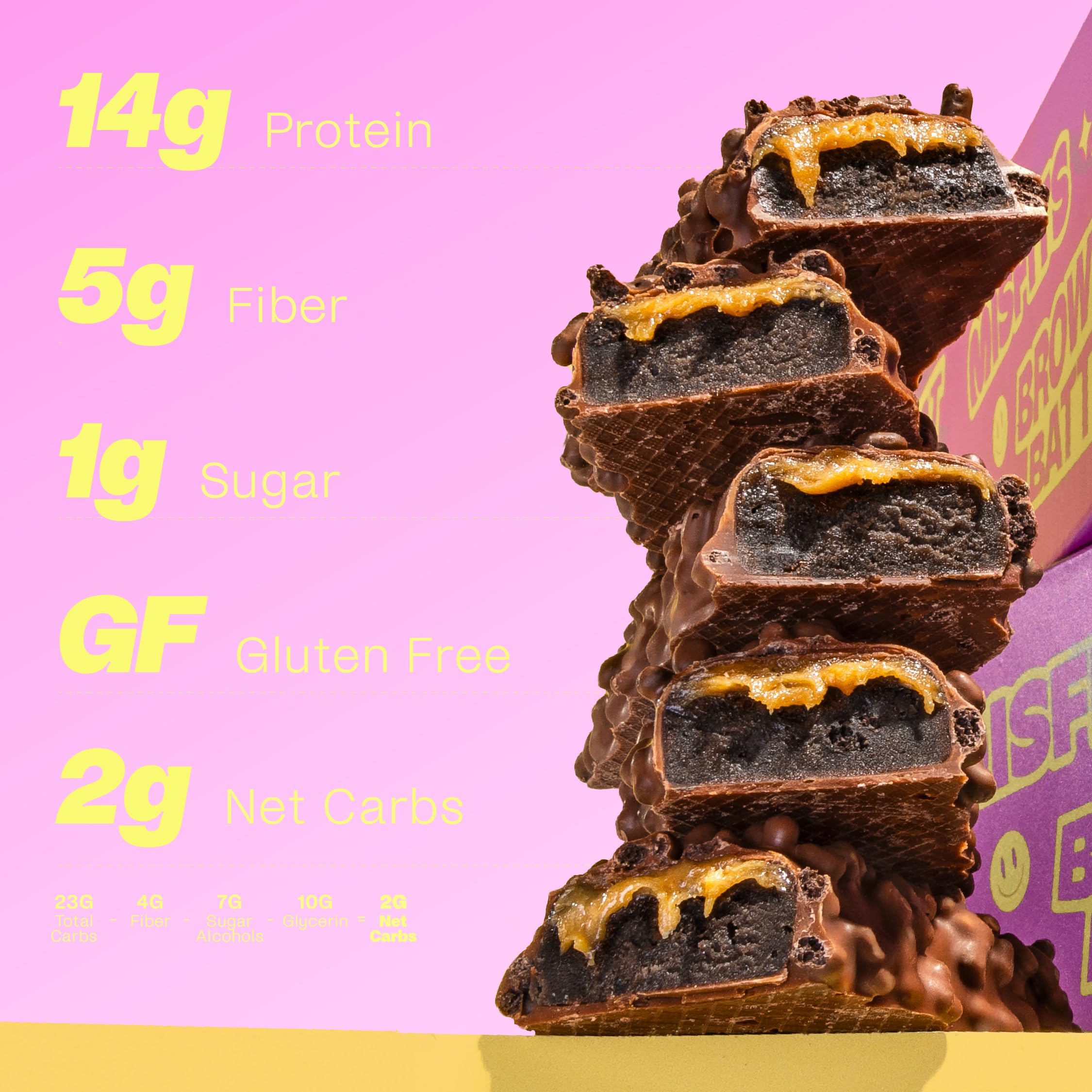 Misfits vegan chocolate coating delivers a smooth finish and dairy-free indulgence.