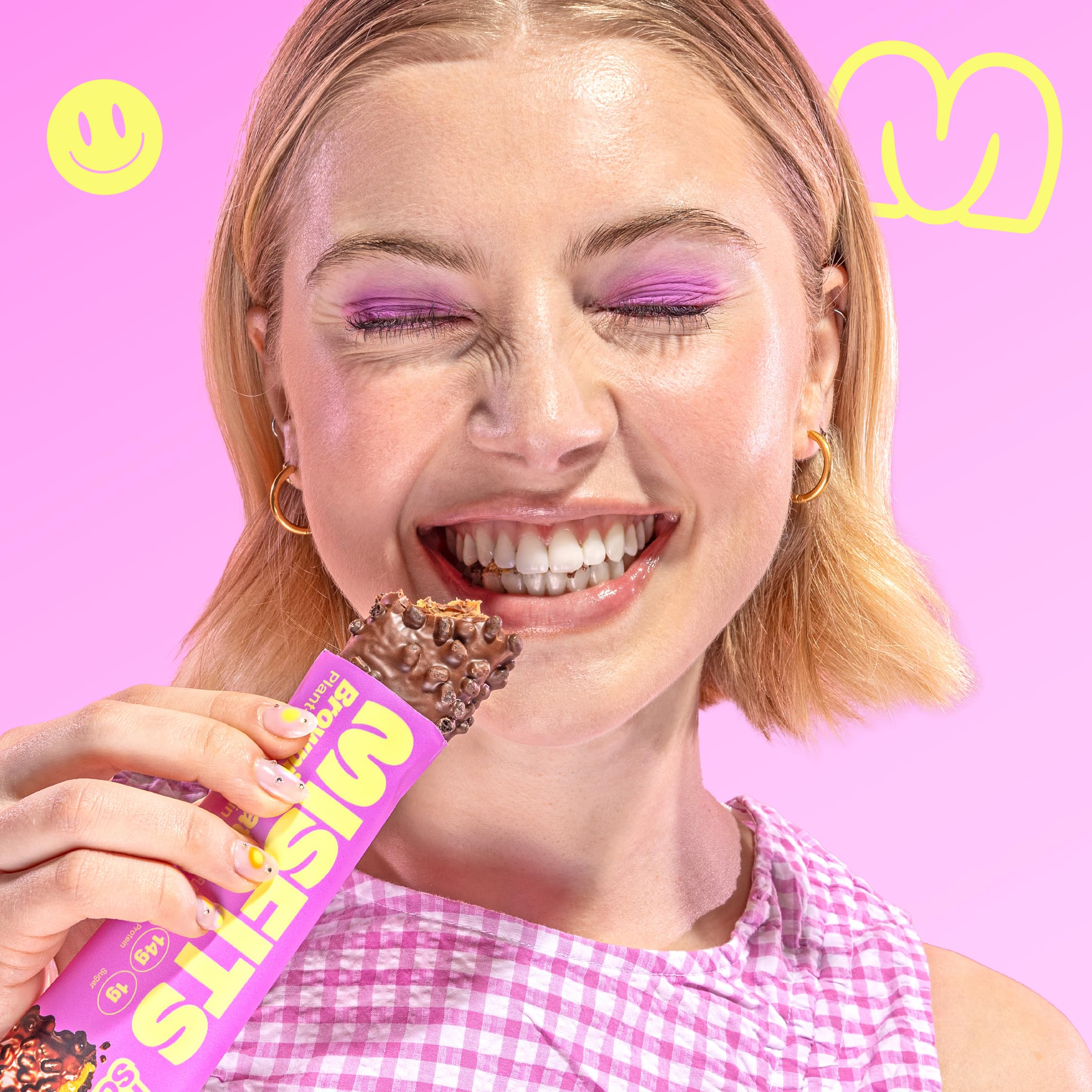 Misfits pack of 12 bars highlights convenient, gluten-free plant-based protein option.