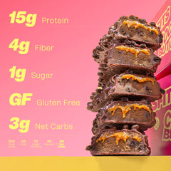 Misfits Speculoos cookie butter bar with vegan chocolate coating for dairy-free indulgence.