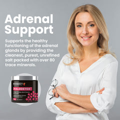 Miss Lizzy HaloDetox mineral closeup showing 80 trace minerals.