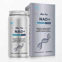MISS PEP NAD+ supplement bottle for daily energy and focus.