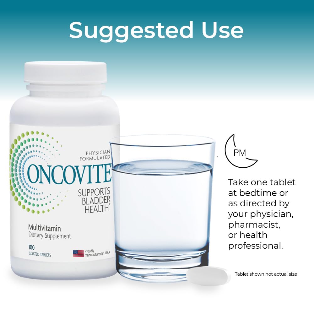 Oncovite packaging box highlighting USA-made manufacturing