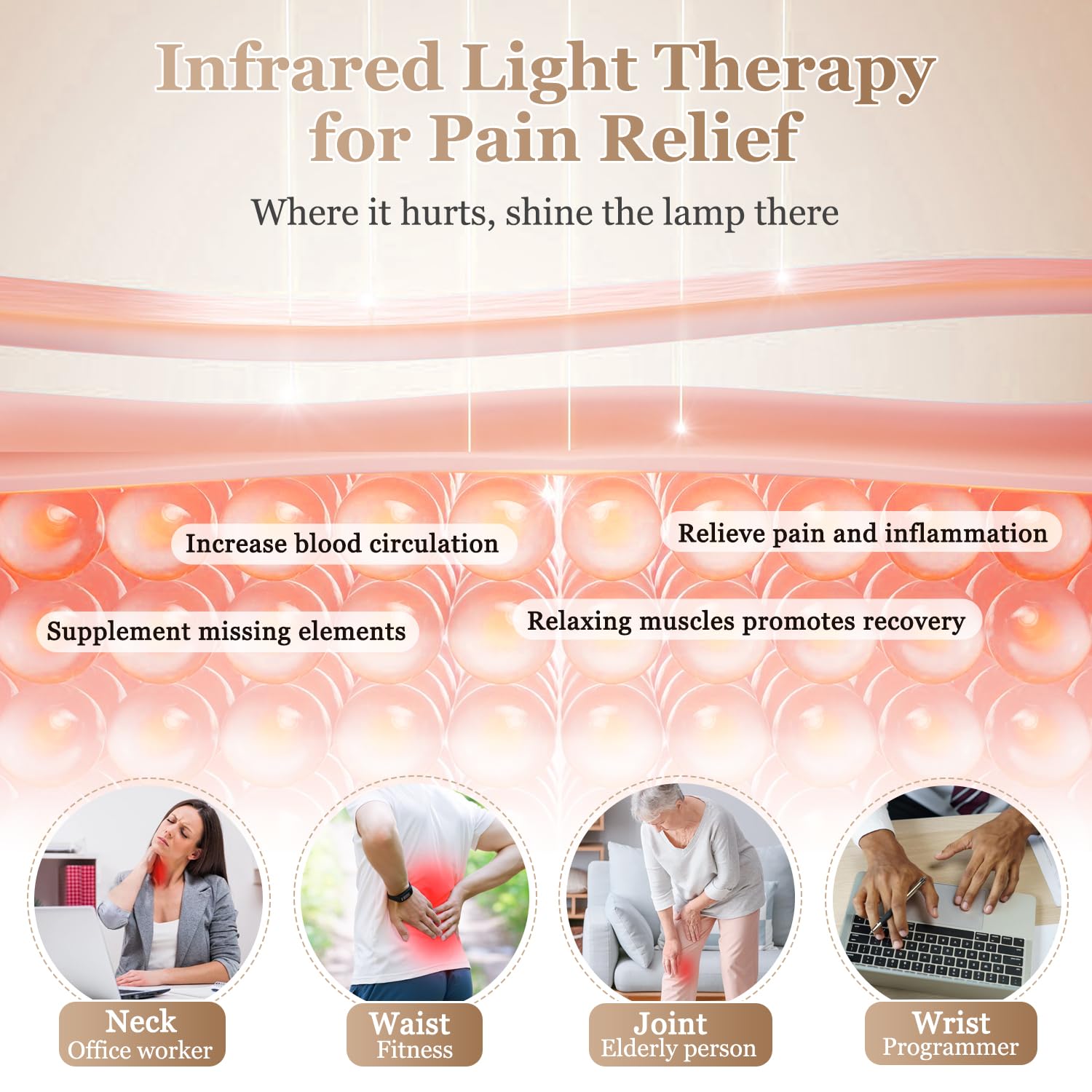Mistuki infrared heat lamp desk-use setup fits living rooms and offices.