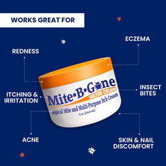 Mite-B-Gone cream texture, smooth and ready to apply