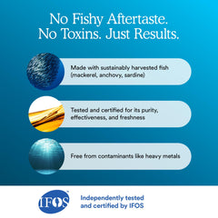 MitoQ Advanced EPA bottle shows no fishy aftertaste.