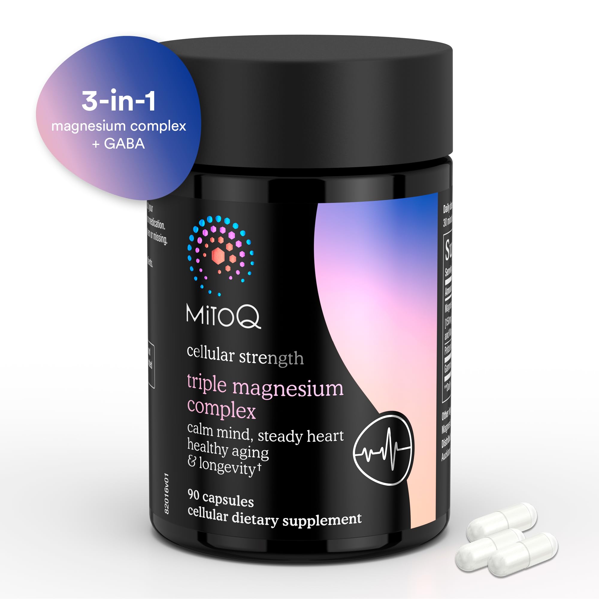 MitoQ Triple Magnesium daily-use setup highlights stress support potential