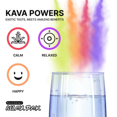 Mitra9 Kava Drink Mix glass with ready-to-drink kava showing easy, zero-calorie unwinding.