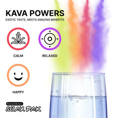 Mitra9 Kava Drink Mix single-serve sachet ready to tear and mix.