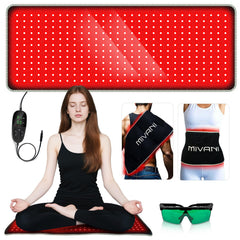 MIVANI red light therapy pad for full-body coverage enabling convenient at-home sessions.