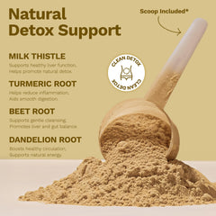 Mix-Fix detox scoop measuring for precise daily serving.