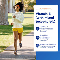 Label highlights mixed tocopherols: d-alpha, beta, delta, gamma.