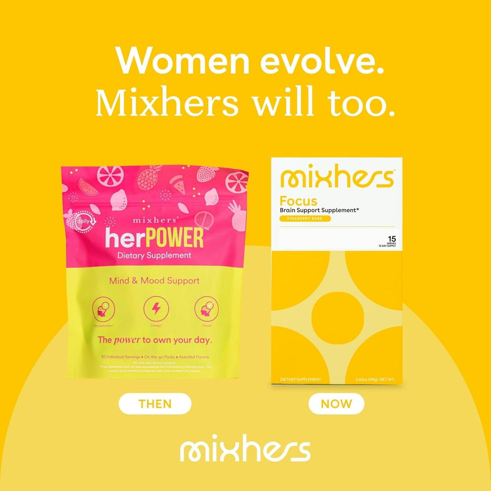 Mixhers Focus 15-stick pack front view for easy storage and travel.