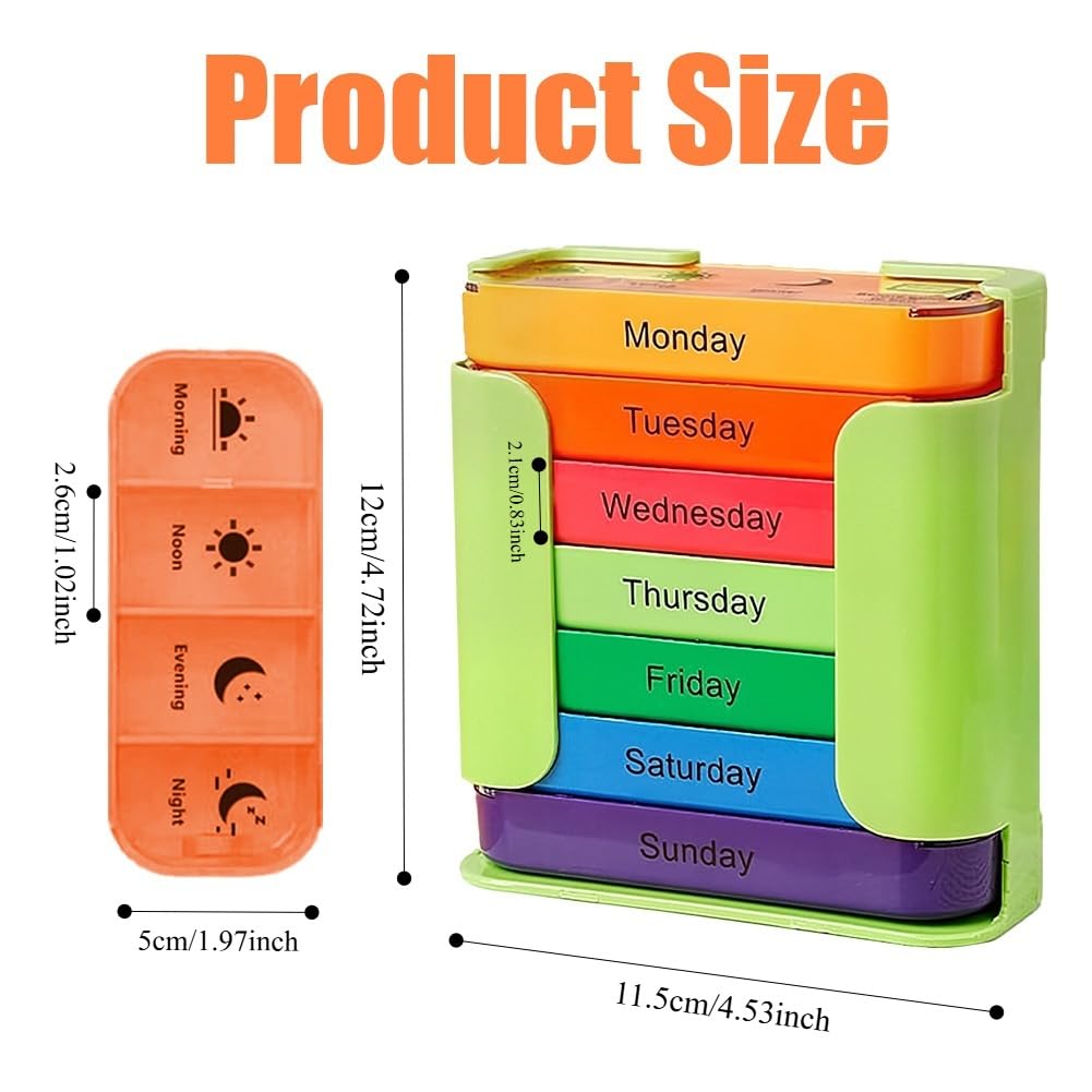 MixPurple stackable weekly system showing modular design for space efficiency