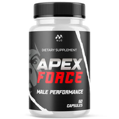 MJO Apex Force Capsules bottle front showing easy daily wellness support