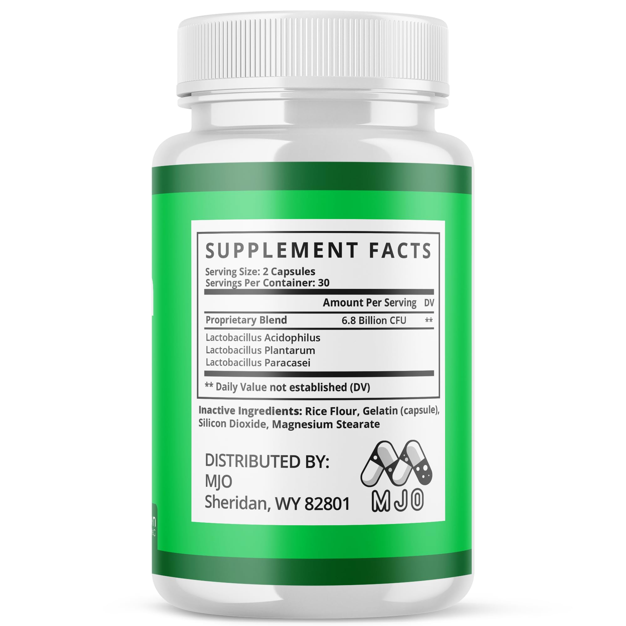 MJO Bioslim Cleanse ingredients reveal natural vitamins and extracts.