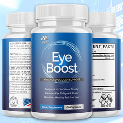 MJO Eye Boost bottle cap close-up for easy daily dosing.
