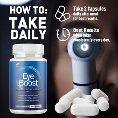 MJO Eye Boost product in lifestyle setting for active routines.