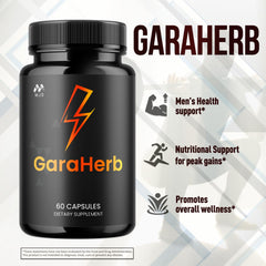 Close-up of GaraHerb capsule texture and coating.