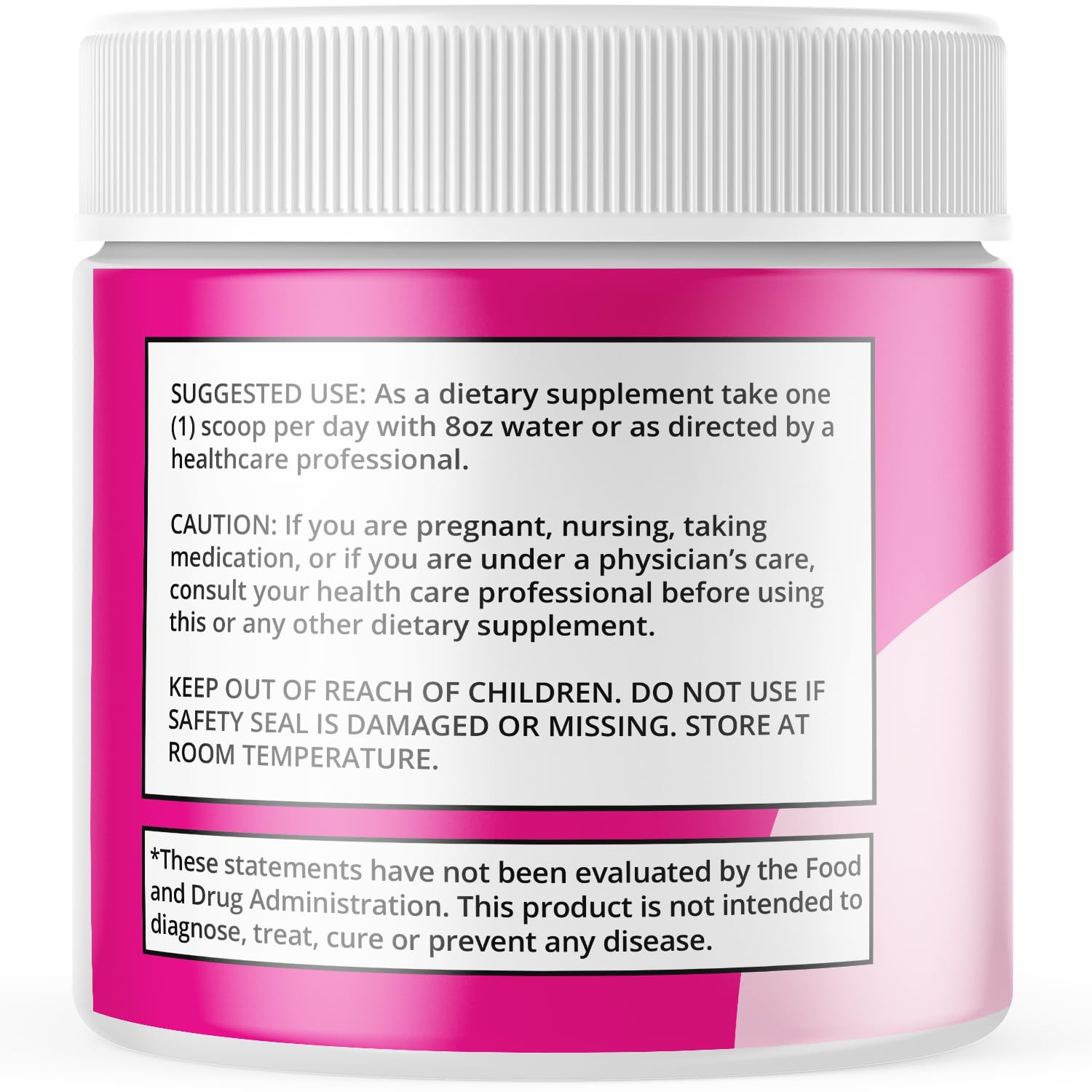 MJO Gelatin Burn Powder ingredients label emphasizes all-natural components.