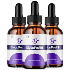 MJO Glycopezil Drops bottle with premium vitamin blend for daily wellness.
