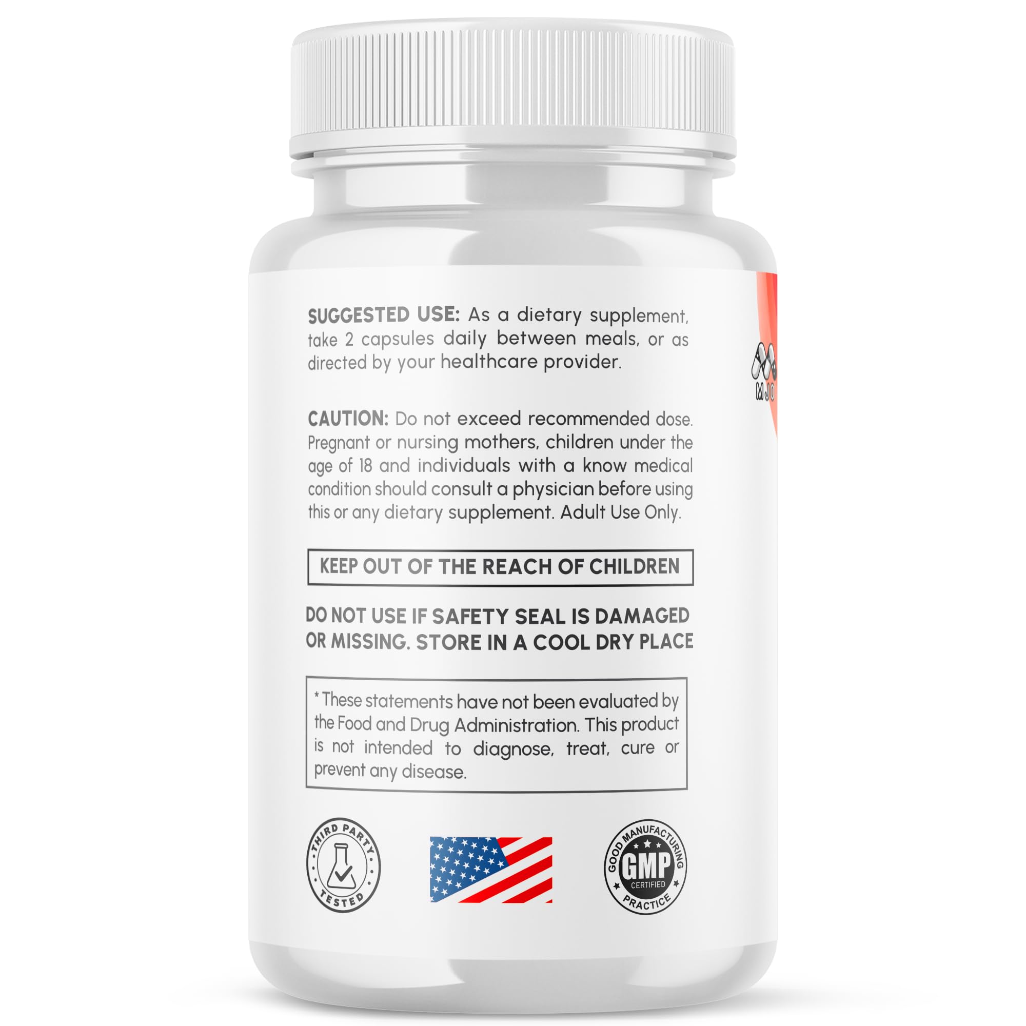MJO Life Support Labs lifestyle shot suggests everyday wellness.